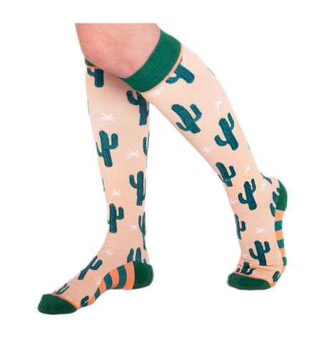 Cacti compression socks - cotton rich