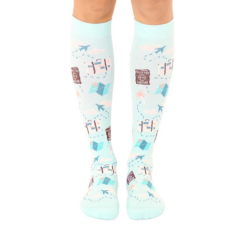 Travel Bug compression socks