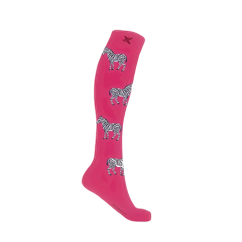 Zebras compression socks